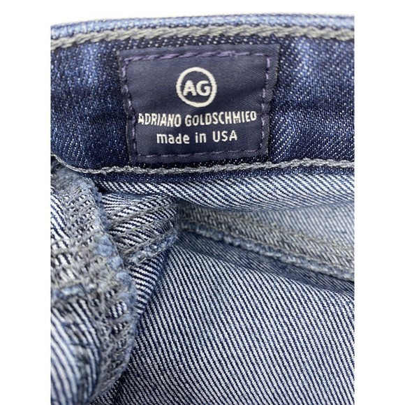 AG Adriano Goldschmied Jeans Womens The Stilt Blue Dark Prima Mid Rise Cigarette - Picture 9 of 10